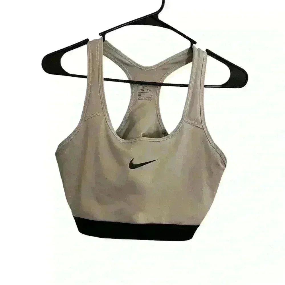 Nike Pro Women’s Dri-Fit Classic black and white Sports Bra